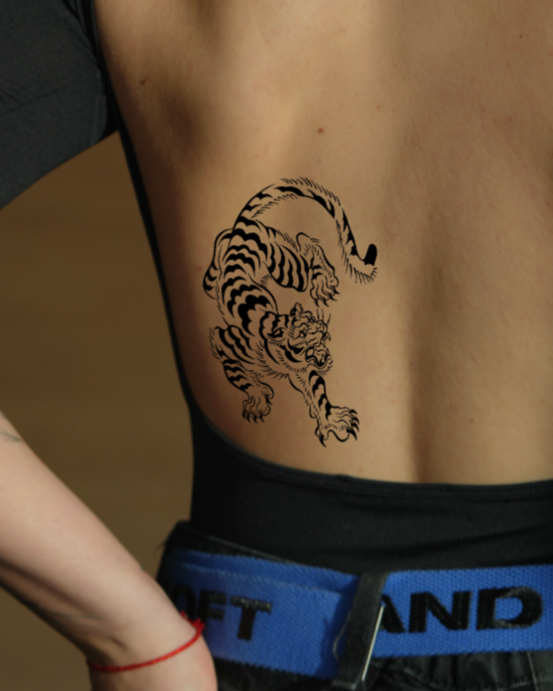 Sensei tiger - Tatuaż tymczasowy Jagua 12x8