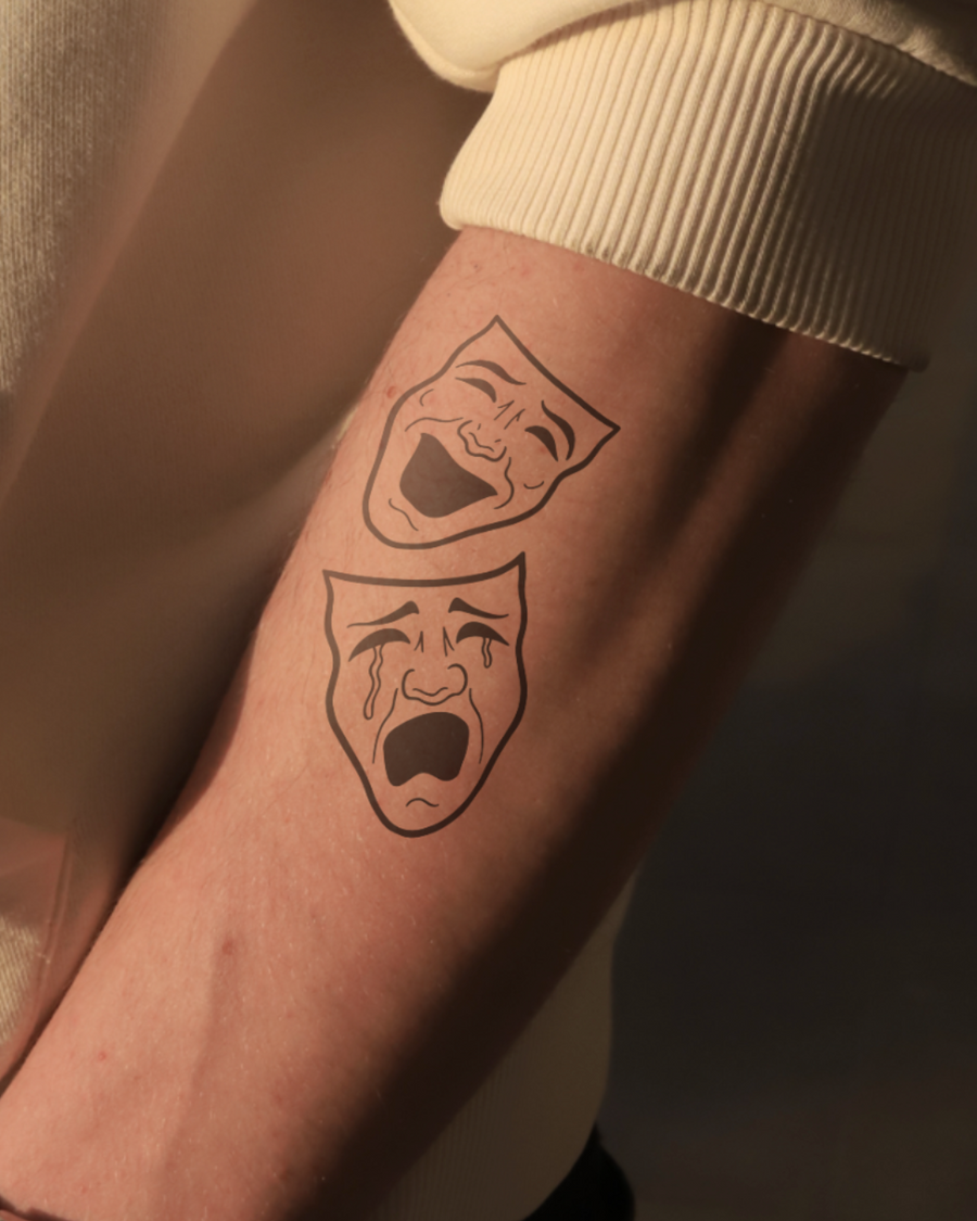 Maski beki - Tatuaż tymczasowy Jagua 12x8