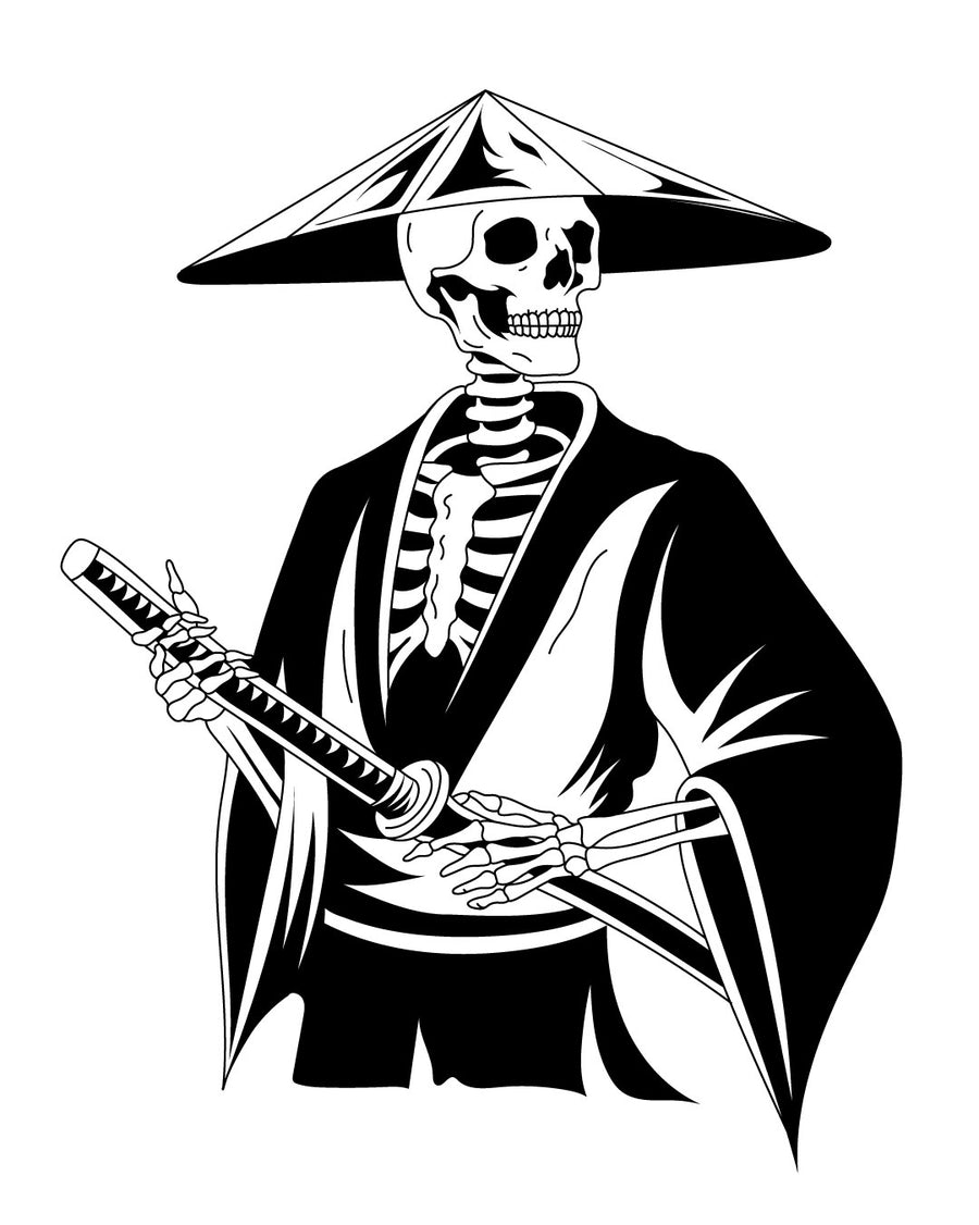 Samuraj na diecie - Tatuaż tymczasowy Jagua 12x8