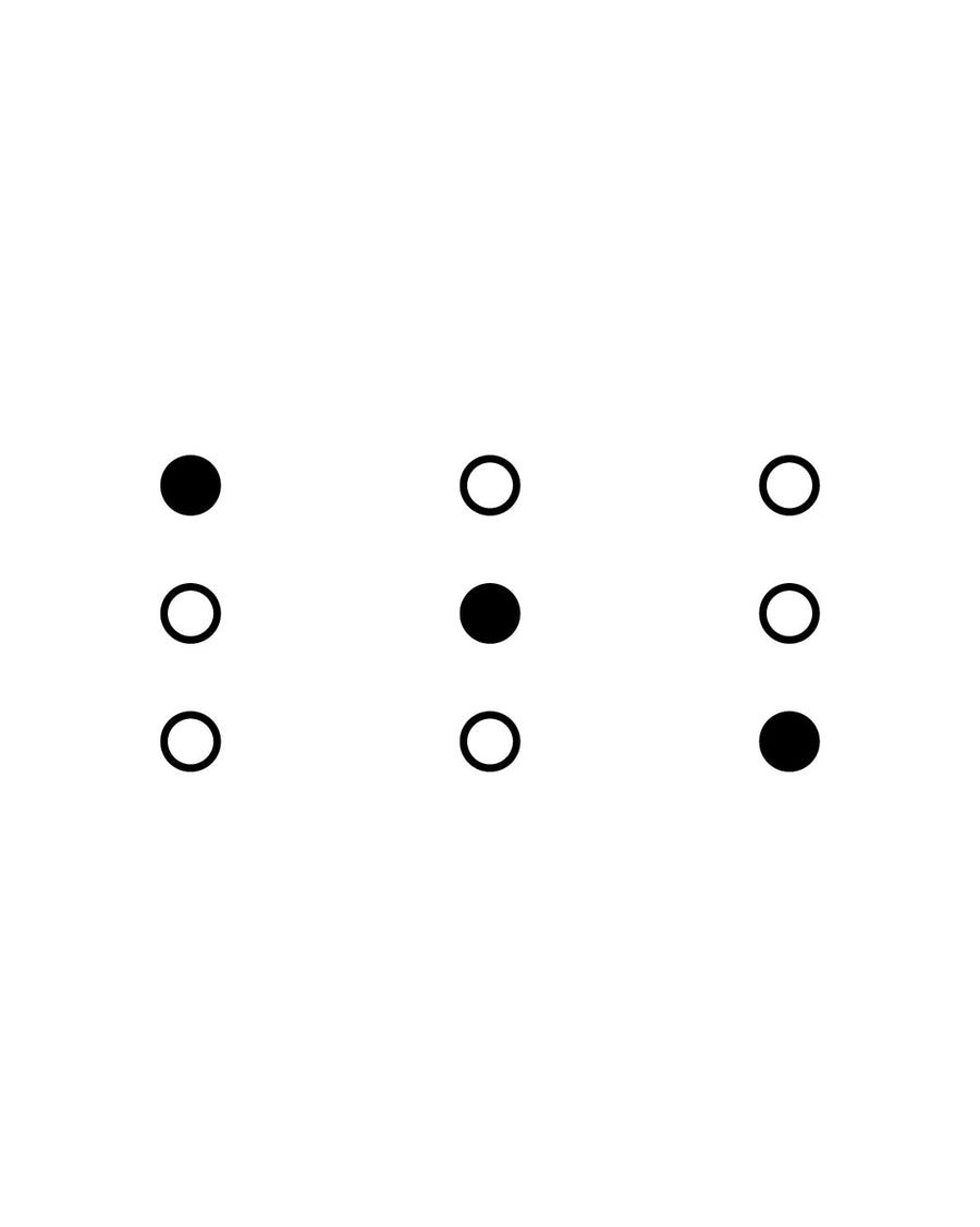 Friendship Dots - Temporary Tattoo Jagua 5x5