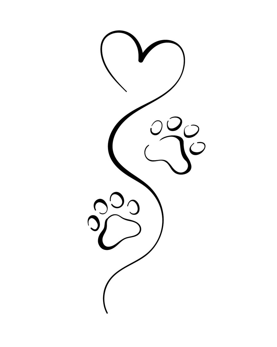 Love Dogs! - Temporary Tattoo Jagua 5x5