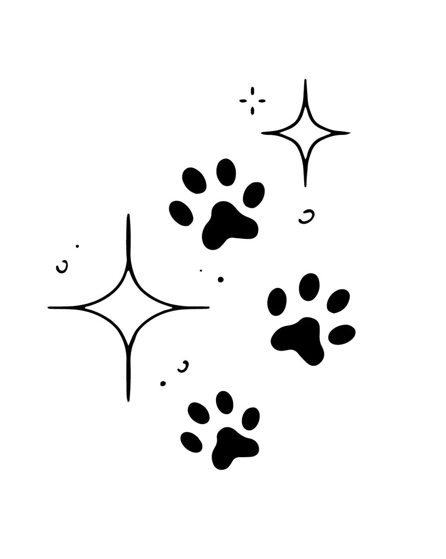 Psi kosmos - Tatuaż tymczasowy Jagua 5x5