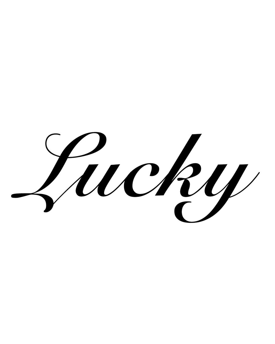 Lucky Lettering - тимчасове татуювання Jagua 5x5