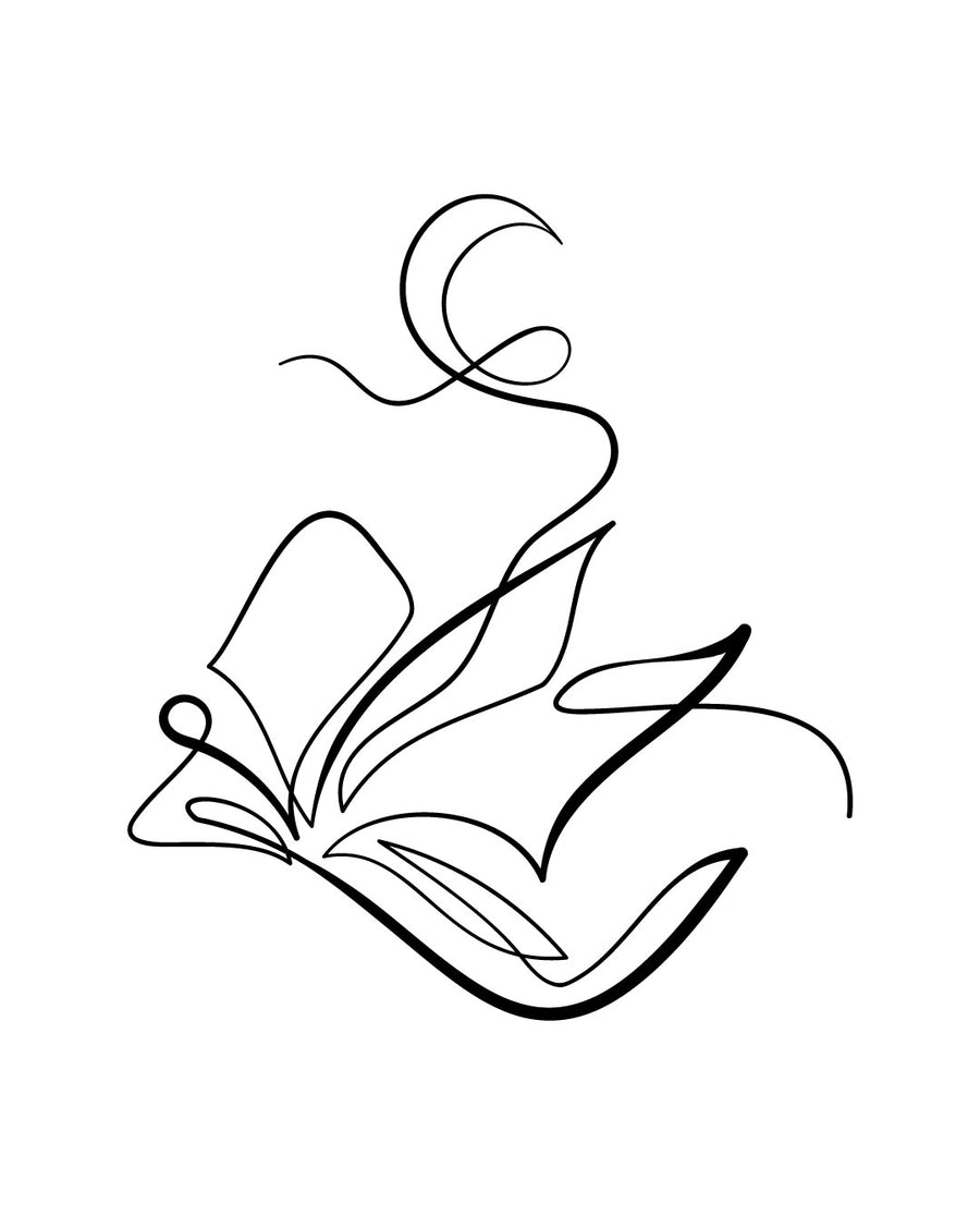 Нічне читання - Тимчасове тату Jagua 5x5