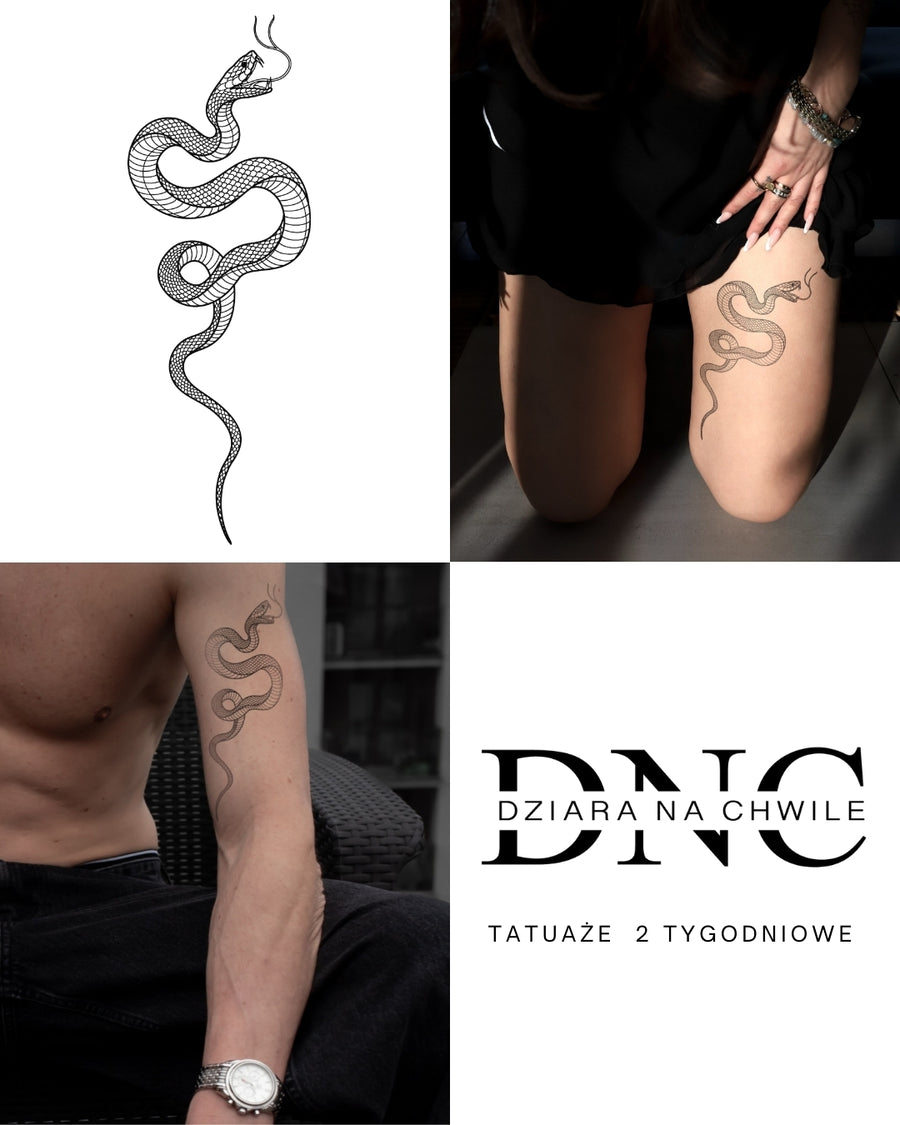 Sexy ssssnake - Temporary Tattoo Jagua 25x15