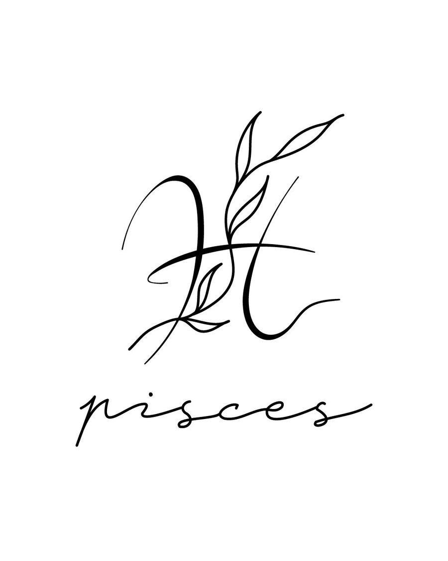 Zodiakalna Ryba - Tatuaż tymczasowy Jagua 5x5