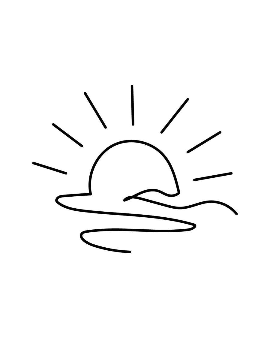 Sunrise - Тимчасове тату Jagua 5x5