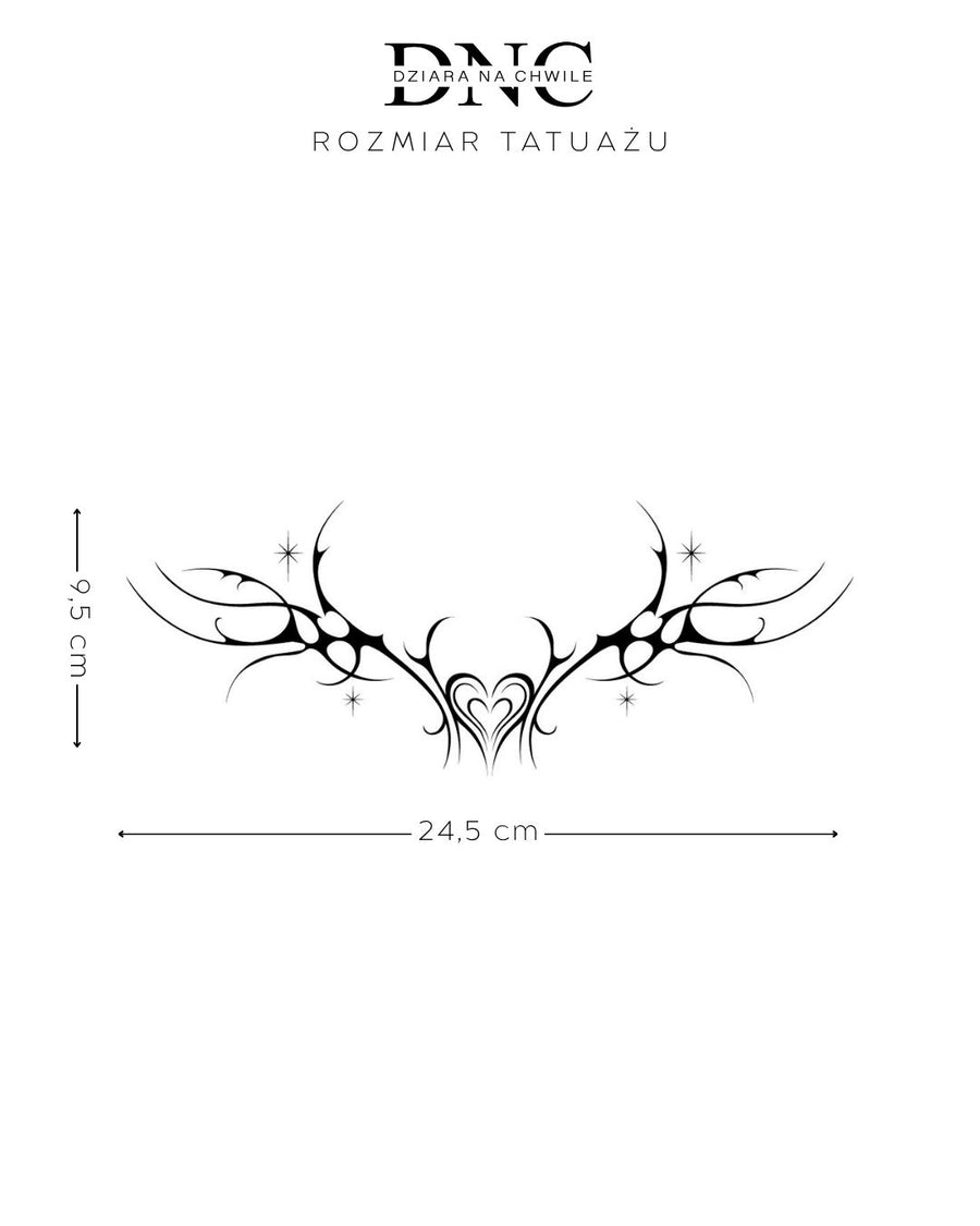 Tribalflex - Temporary Tattoo Jagua 25x15