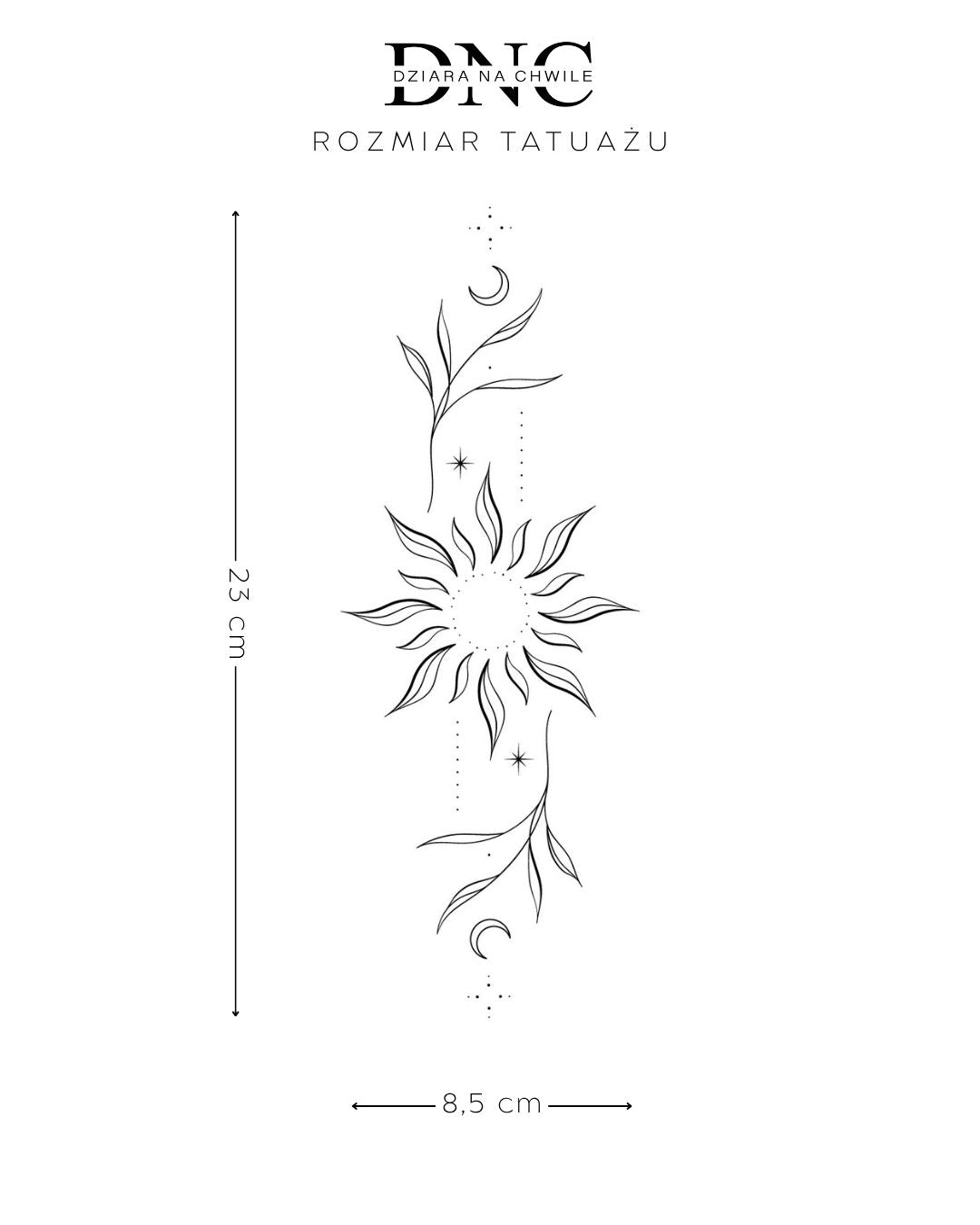 Dolce vita - Тимчасове тату Jagua 25x15