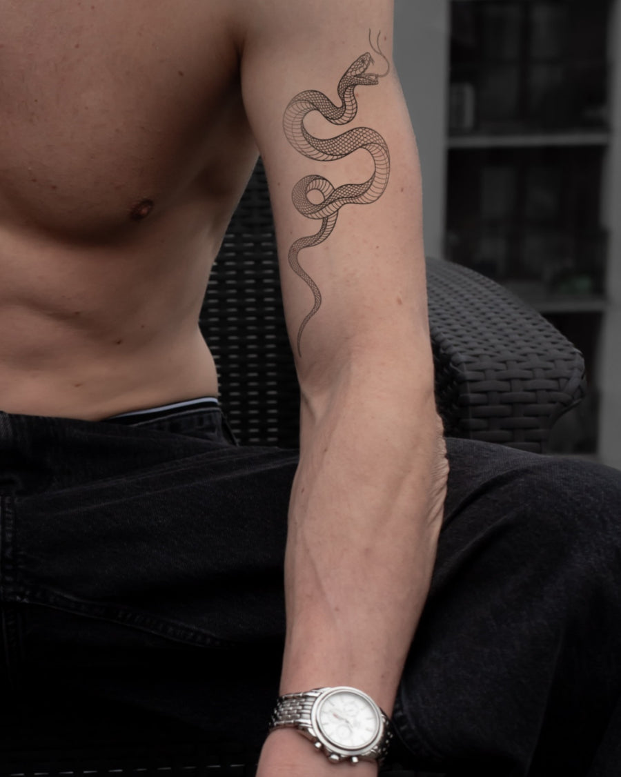 Sexy ssssnake - Temporary Tattoo Jagua 25x15