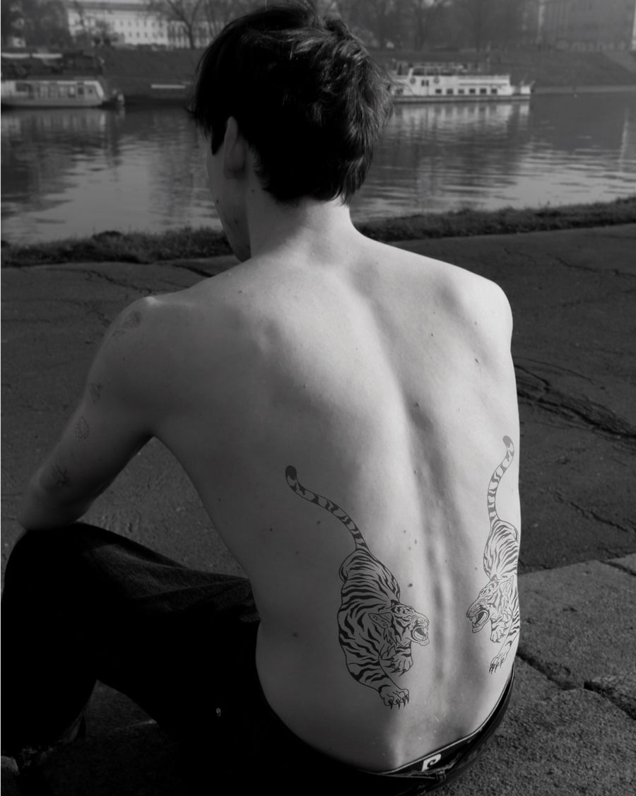 Подвійна біда - Тимчасове тату Jagua 25x15