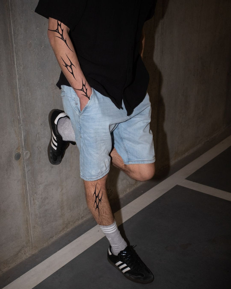 Set tribali - Tatuaż tymczasowy Jagua 25x15