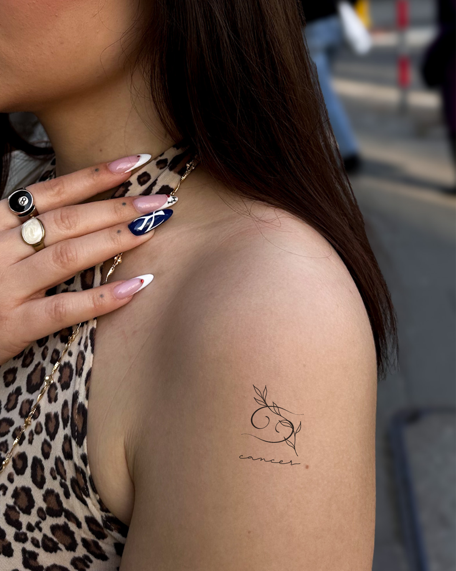 Zodiakalny Rak - Tatuaż tymczasowy Jagua 5x5