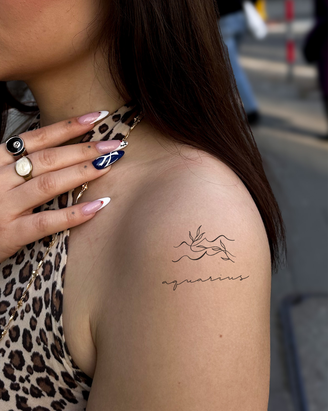 Zodiakalny Wodnik - Tatuaż tymczasowy Jagua 5x5