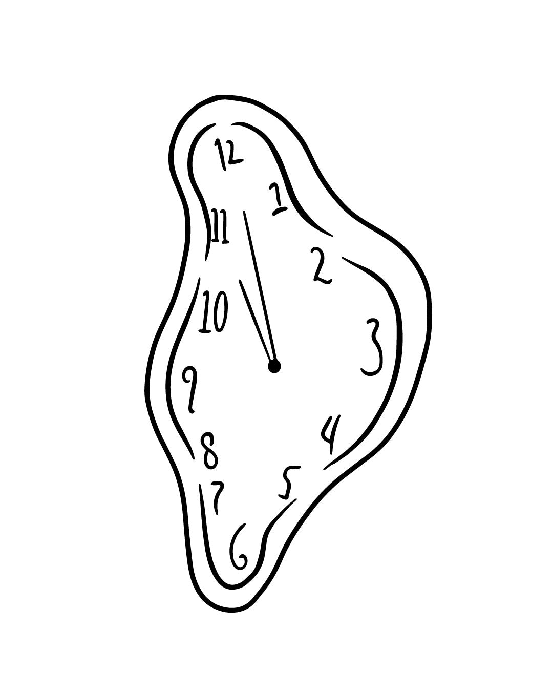 Czas płynie - Tatuaż tymczasowy Jagua 5x5