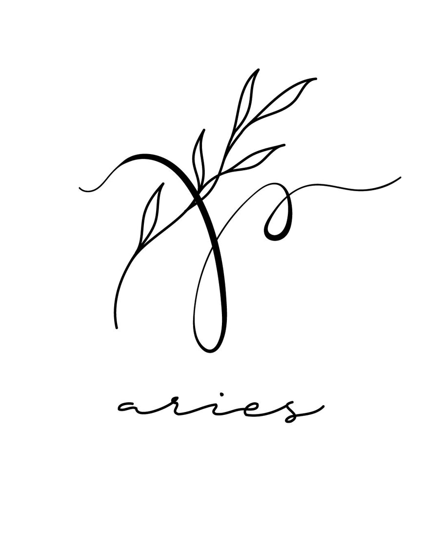 Zodiakalny Baran - Tatuaż tymczasowy Jagua 5x5