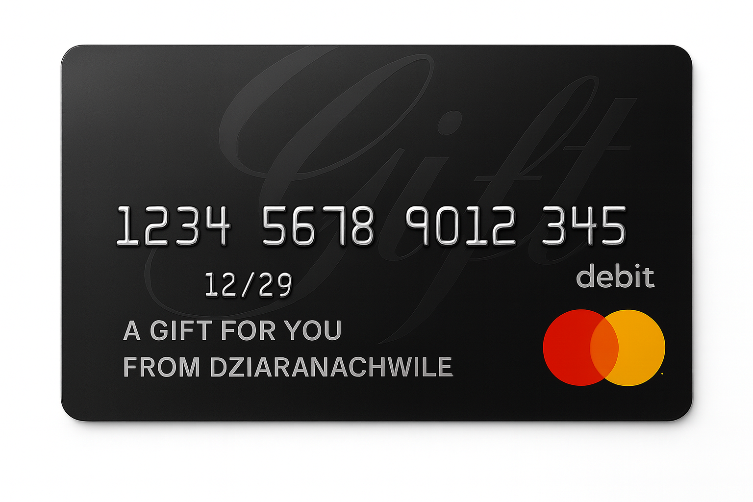 Voucher for a tattoo