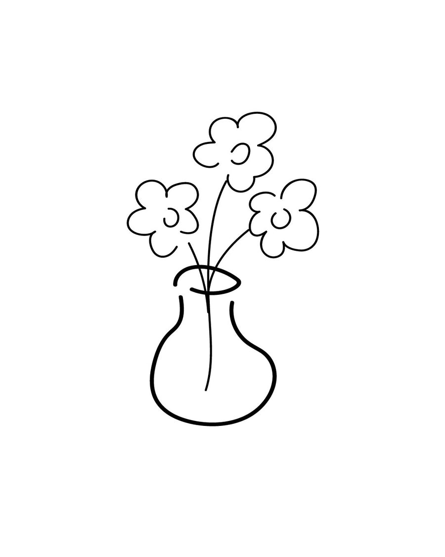 Bouquet for U - Temporary Tattoo Jagua 5x5