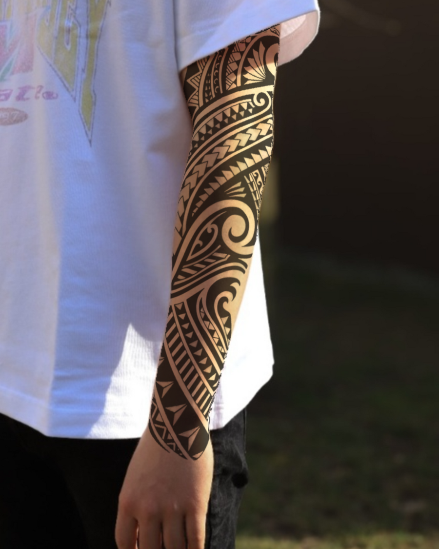 Celtycki rękaw - Tatuaż tymczasowy Jagua 45x15