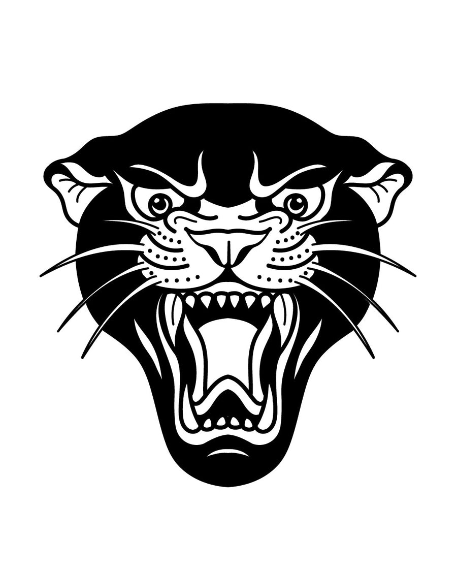 Pan-tera screams - Temporary tattoo Jagua 8x8