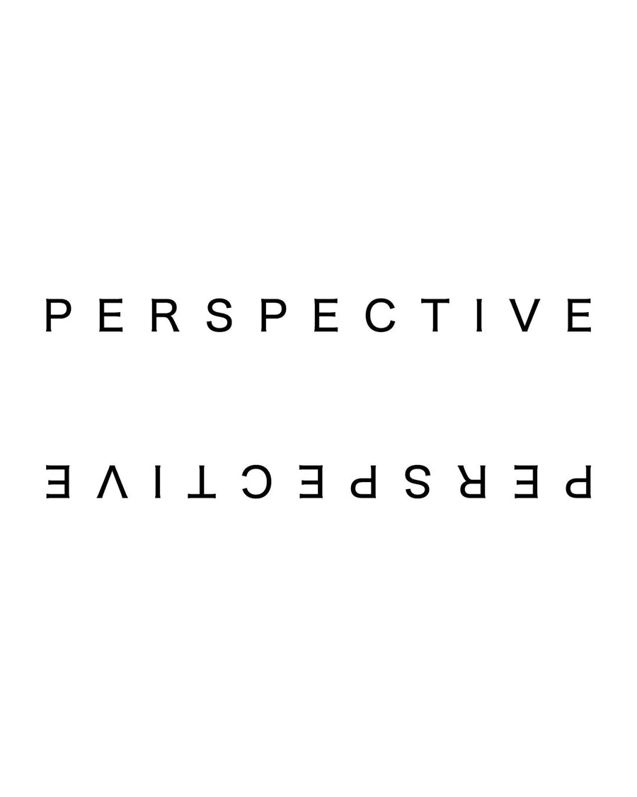 Napis Double Perspective - Tatuaż tymczasowy Jagua 8x8