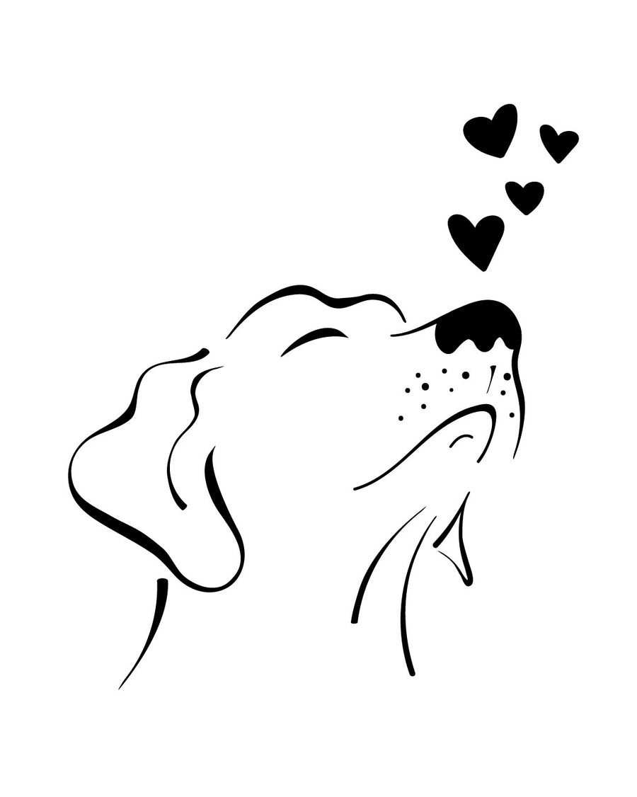 Lovestruck Tramp - Temporary Tattoo Jagua 5x5