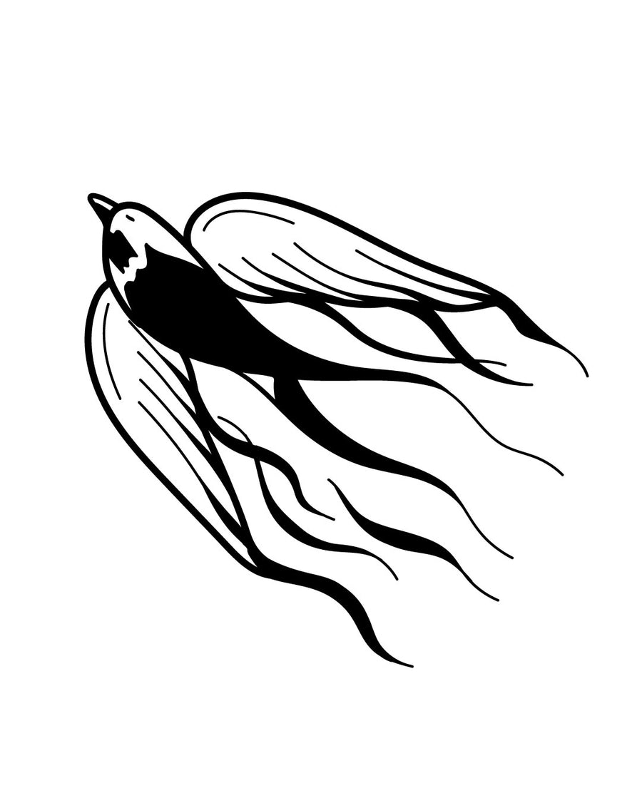 Jasna jaskółka - Tatuaż tymczasowy Jagua 8x8