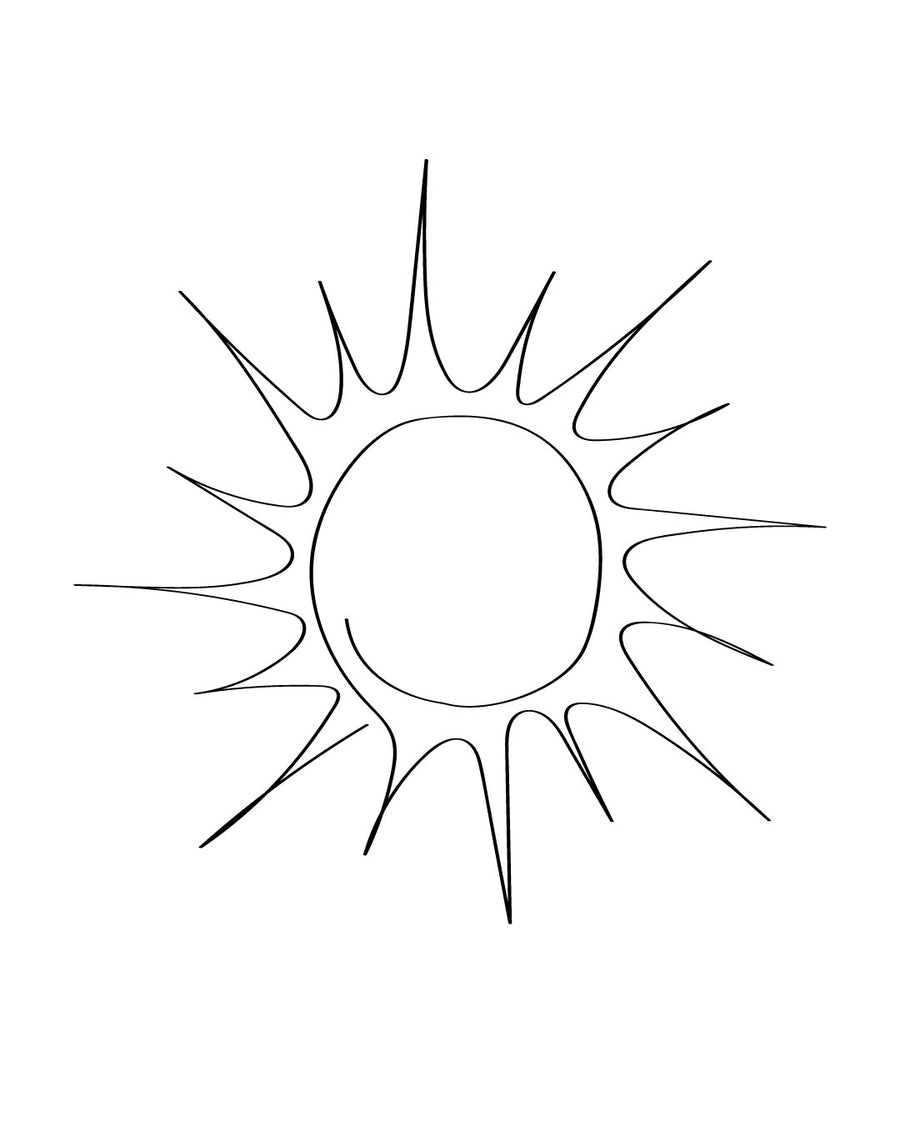Twisted Sun - Тимчасове тату Jagua 5x5