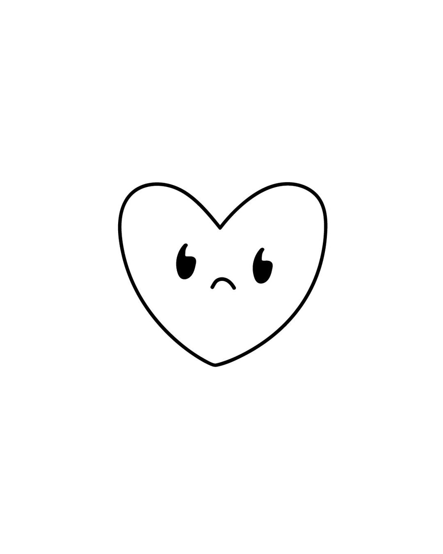 Unhappy Love - Temporary Tattoo Jagua 5x5