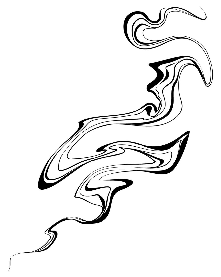 Abstractione - Temporary Tattoo Jagua 25x15