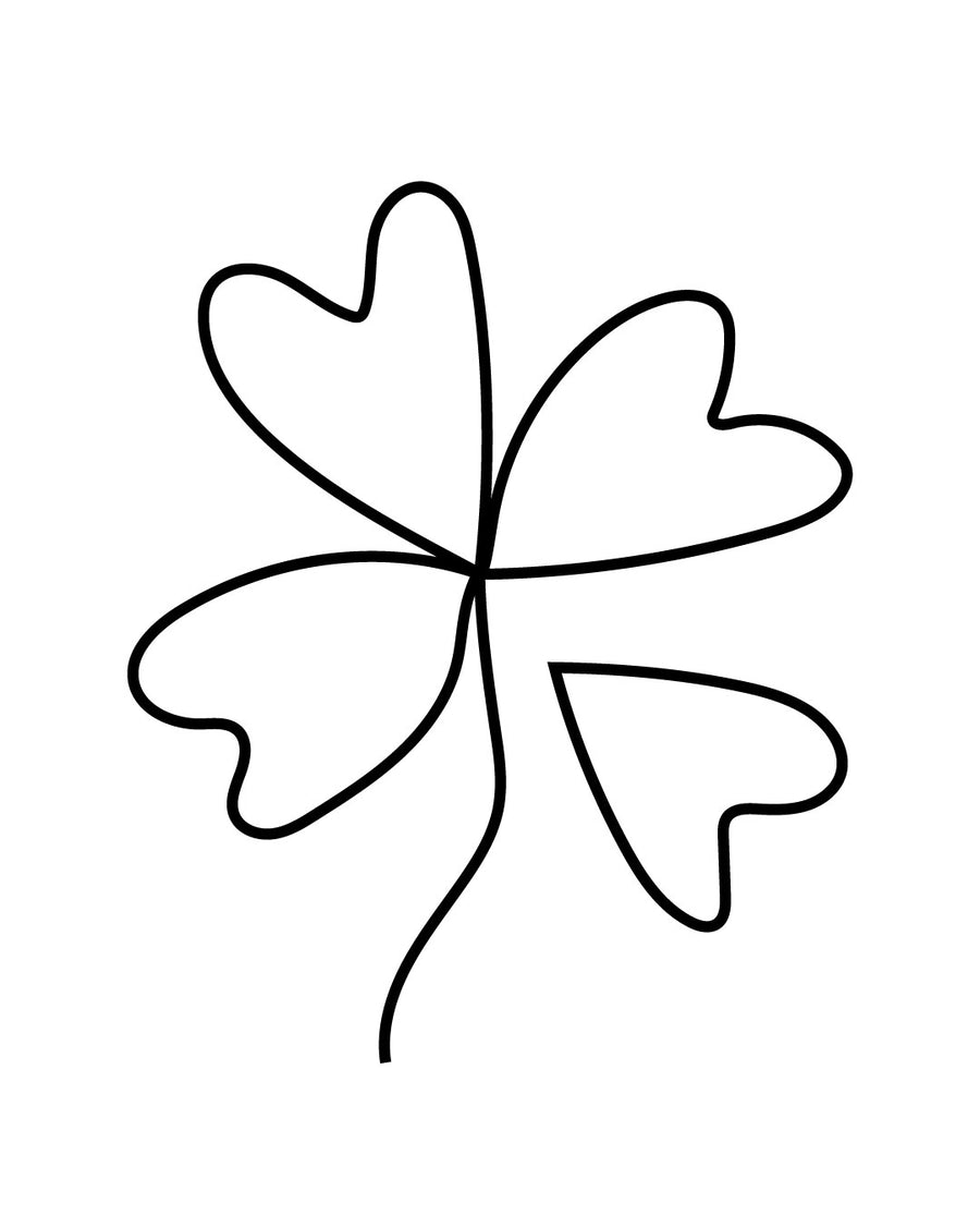 Clover - Temporary Tattoo Jagua 5x5