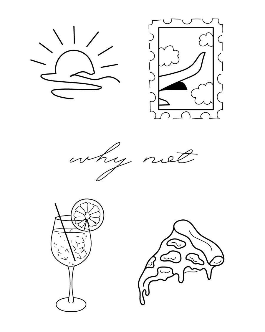 Mi amo Italia - Тимчасове татуювання Jagua 12x8