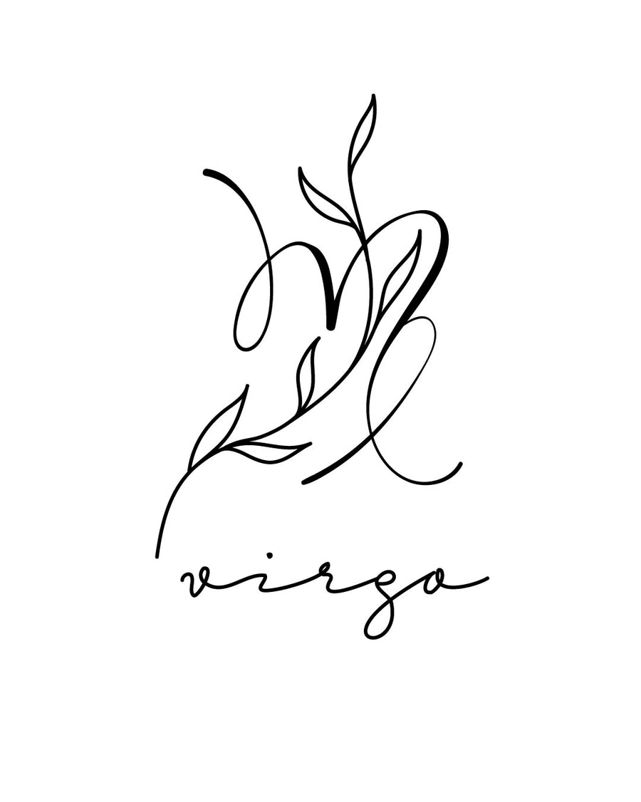 Zodiakalna Panna - Tatuaż tymczasowy Jagua 5x5