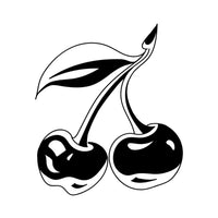 Czorne wisienki - Tatuaż tymczasowy Jagua 5x5