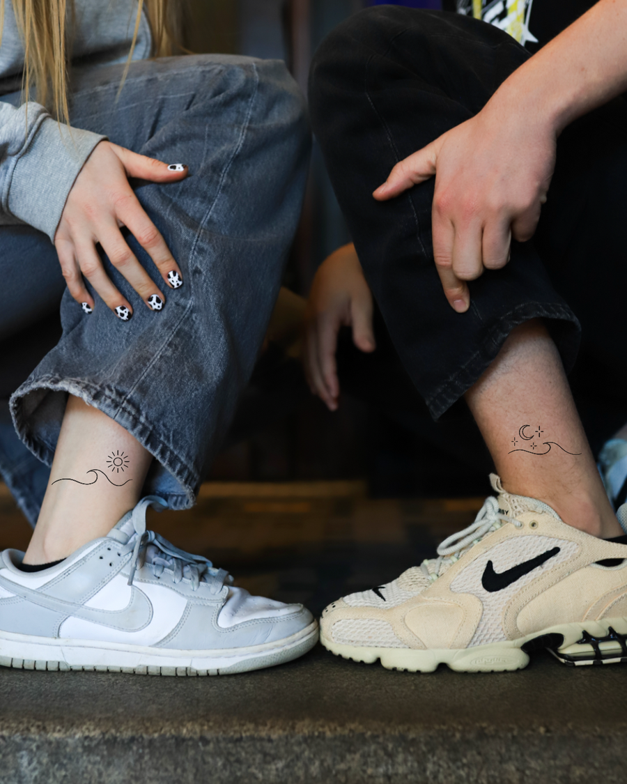 Fala caly czas - Tatuaż tymczasowy Jagua 8x8