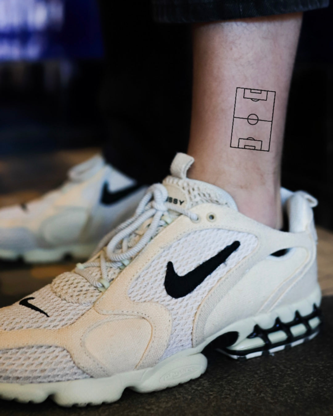 Boisko do piłki - Tatuaż tymczasowy Jagua 5x5