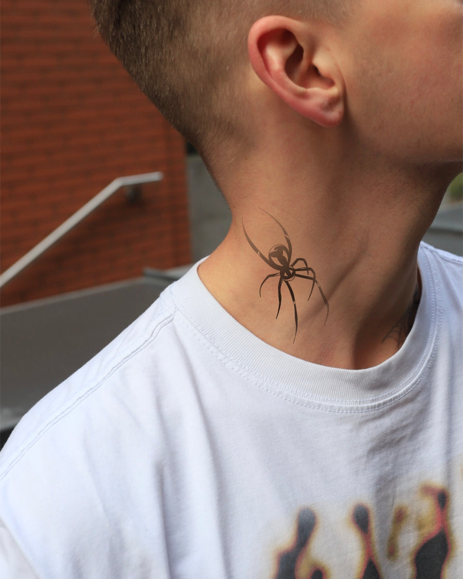 Spider not man - Temporary tattoo Jagua 12x8