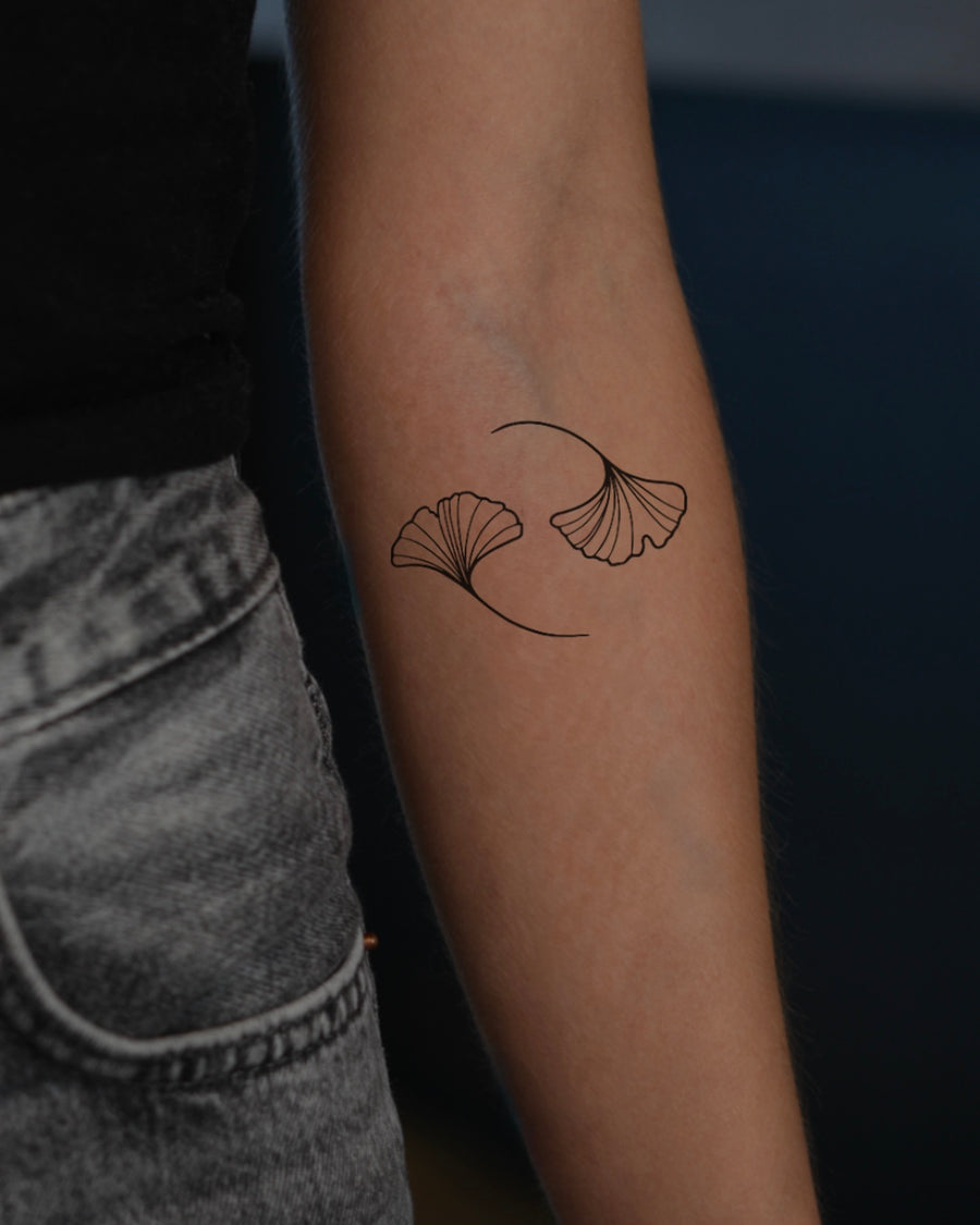 Listeczki - Tatuaż tymczasowy Jagua 8x8