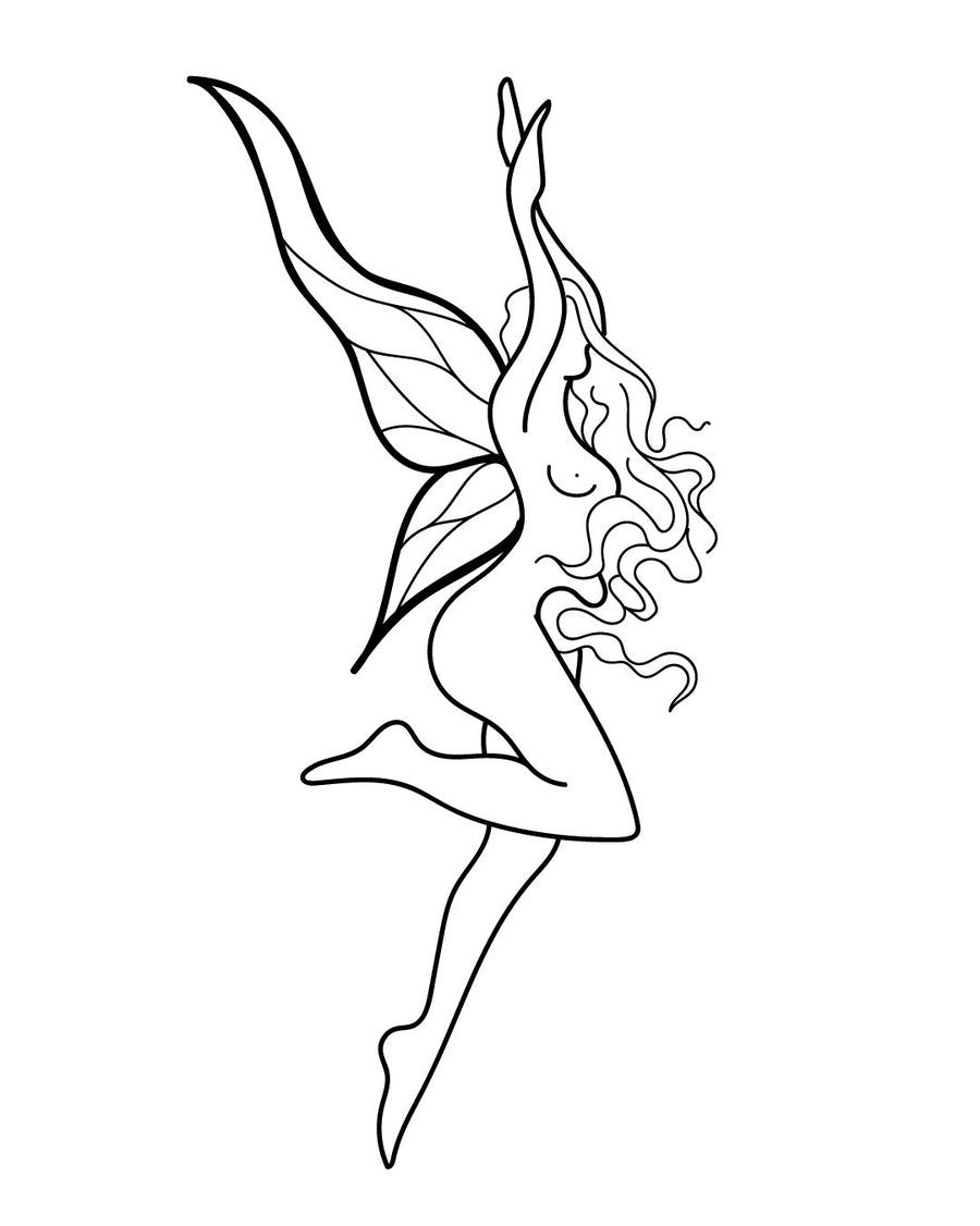 Фея - Тимчасове Тату Jagua 8x8